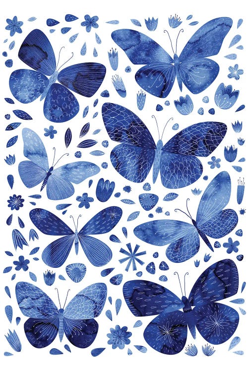 Blue Butterflies