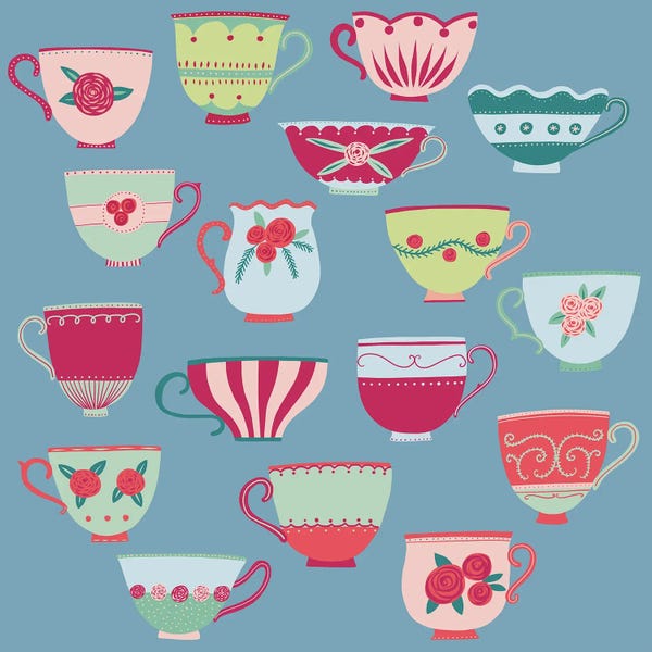 China Teacups Teal