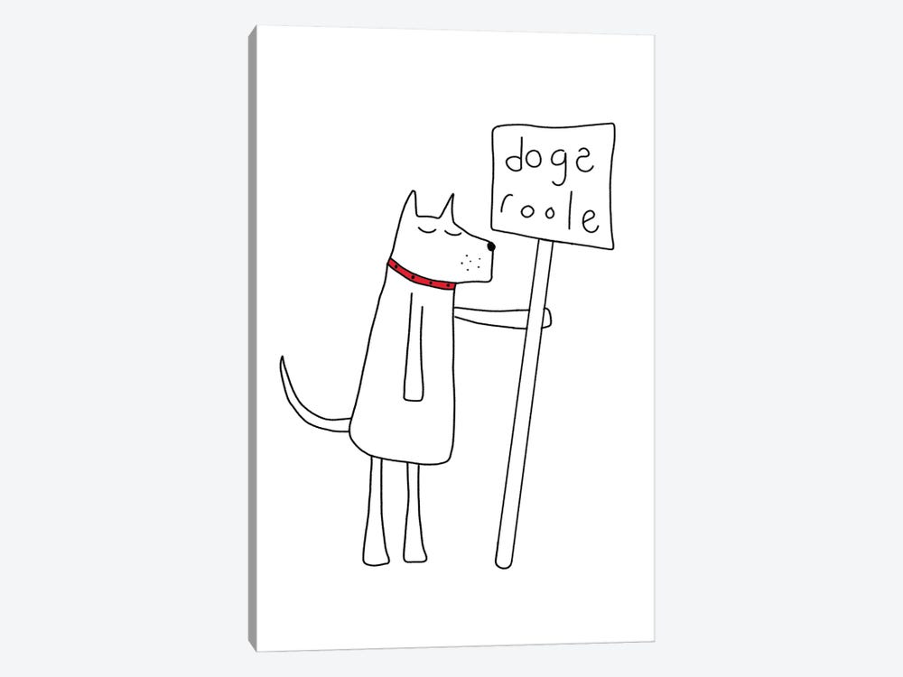 Dogs Rule - Don't Tell The Cats by Nic Squirrell 1-piece Canvas Wall Art