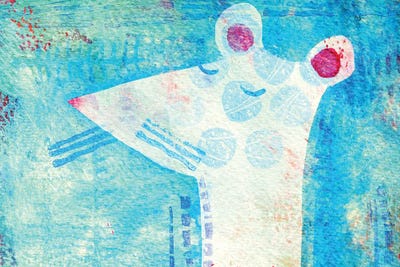 Douglas Mouse by Nic Squirrell multi panel art