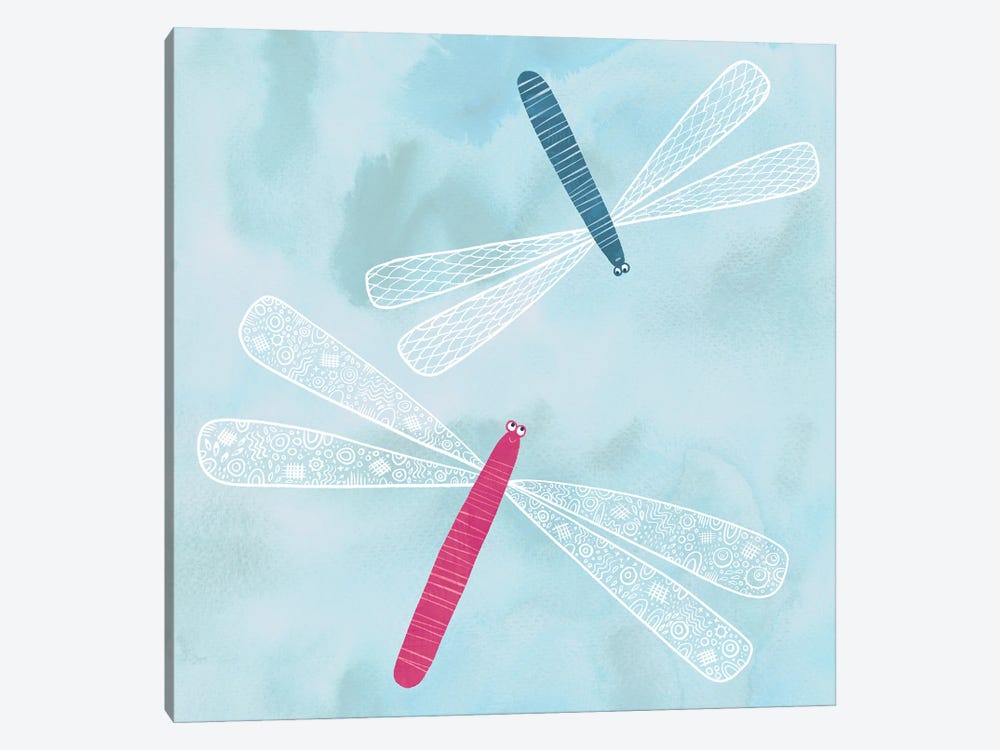Dragonflies by Nic Squirrell 1-piece Canvas Wall Art