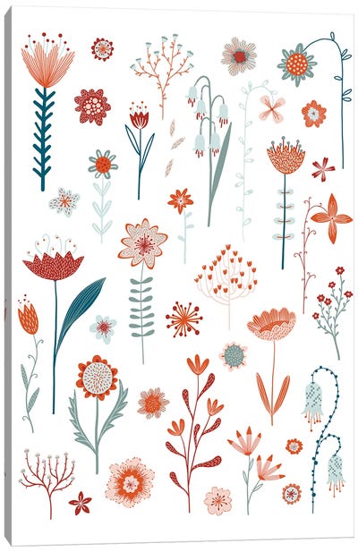 Flowers Of The Summer Canvas Art Print - Nic Squirrell
