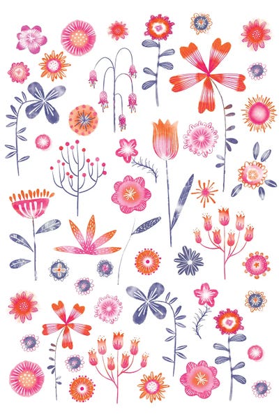 Frankie&#x27;s Garden by Nic Squirrell multi panel art