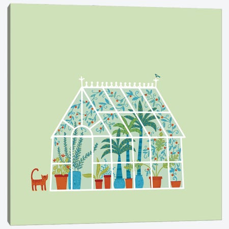 Greenhouse Canvas Print #NSQ149} by Nic Squirrell Canvas Artwork