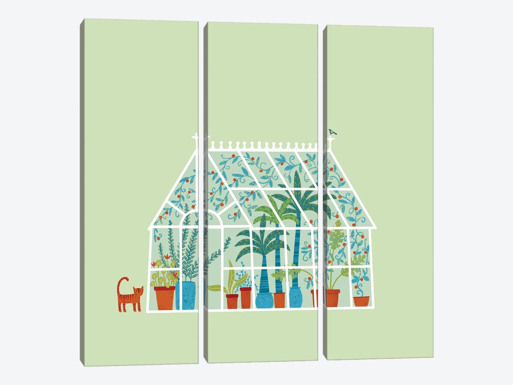 Greenhouse by Nic Squirrell 3-piece Art Print