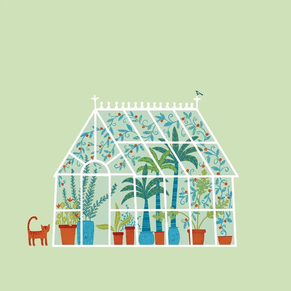 Orange Cats: Greenhouse by Nic Squirrell