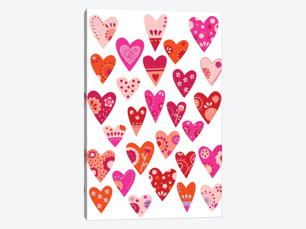 Hearts by Nic Squirrell 1-piece Canvas Wall Art