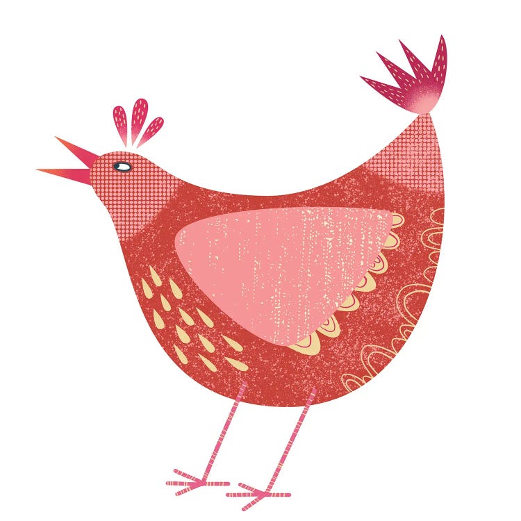 Chicken by Nic Squirrell wall art