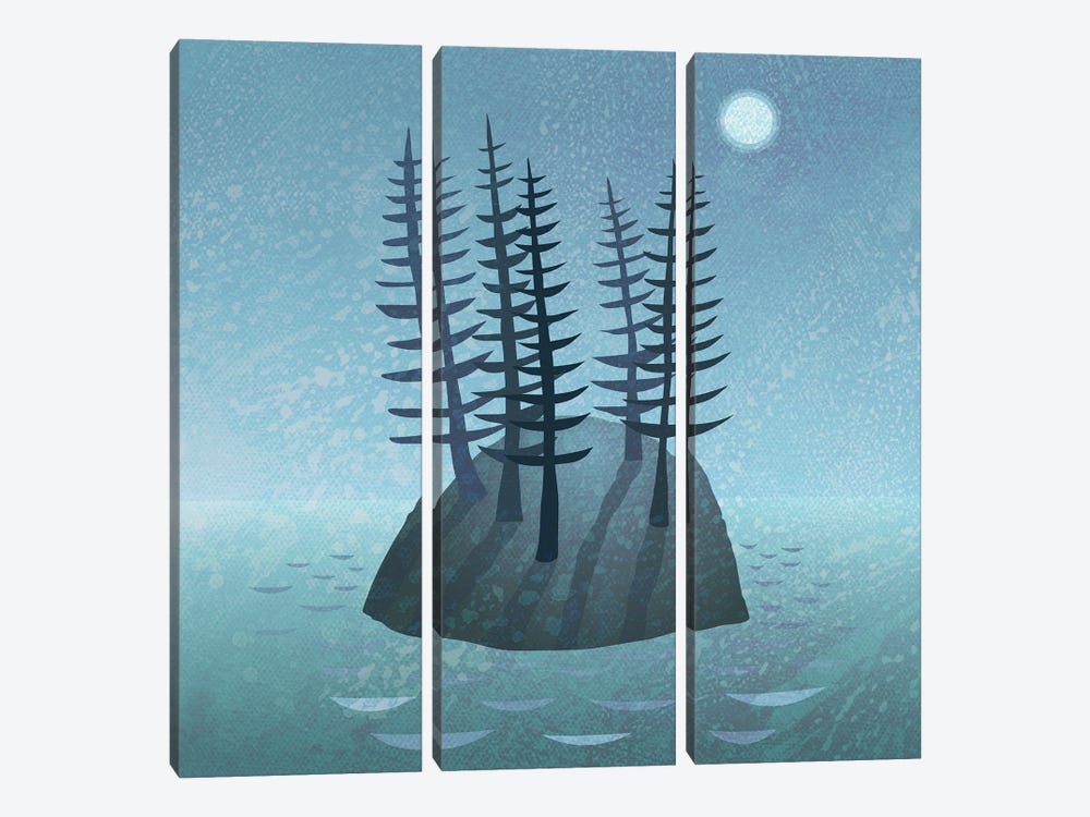 Island of Pines by Nic Squirrell 3-piece Art Print