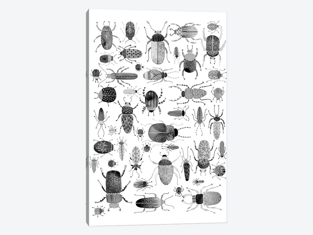 Ink Beetles by Nic Squirrell 1-piece Canvas Art