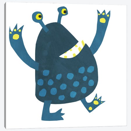 Little Monster Canvas Print #NSQ176} by Nic Squirrell Canvas Wall Art