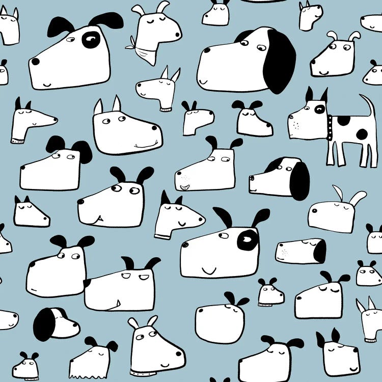 Many Dogs by Nic Squirrell wall art