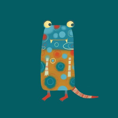 Monster Esme by Nic Squirrell multi panel art