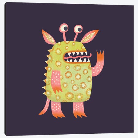 Monster Rufus Canvas Print #NSQ181} by Nic Squirrell Canvas Art