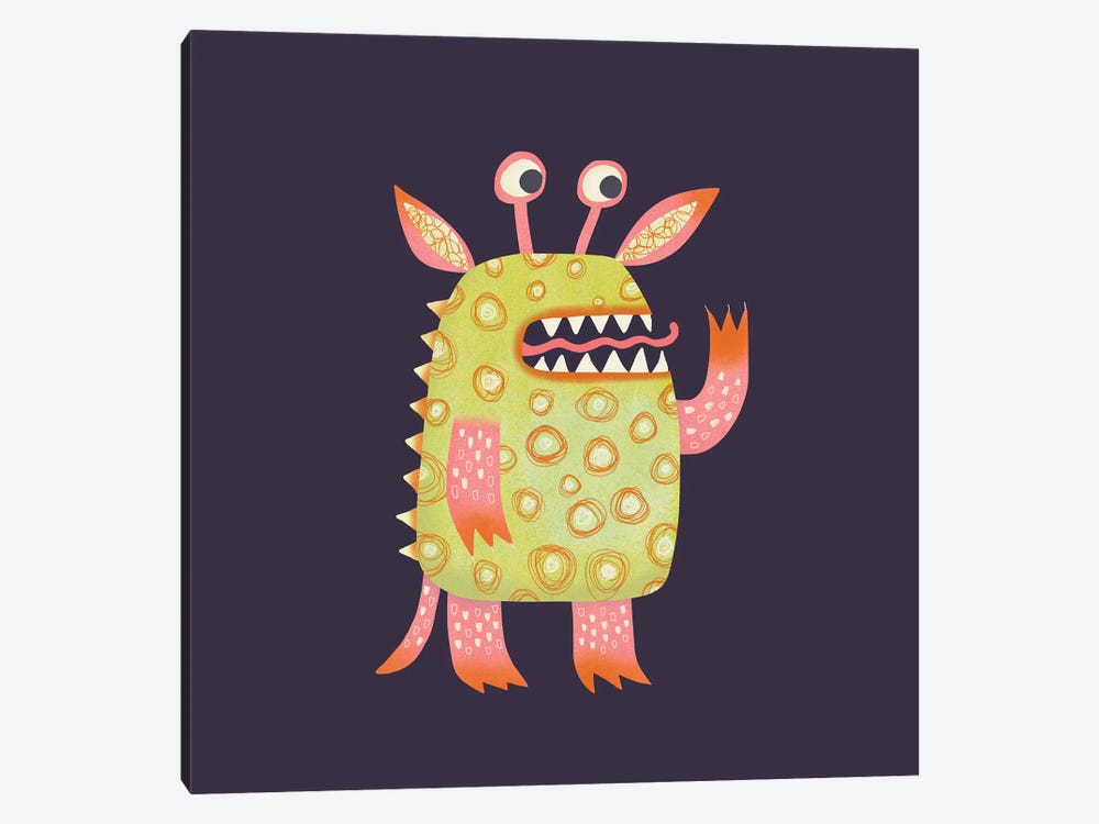 Monster Rufus by Nic Squirrell 1-piece Canvas Art Print
