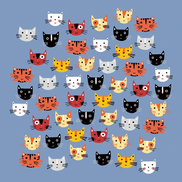 Orange Cats: Multiple Cats by Nic Squirrell
