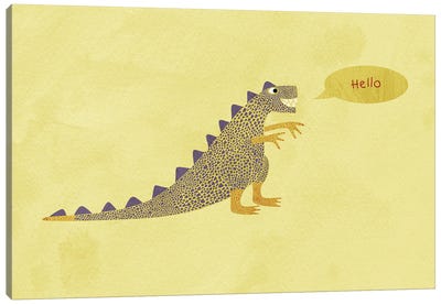 Dinosaur Canvas Art Print - Dinosaur Art