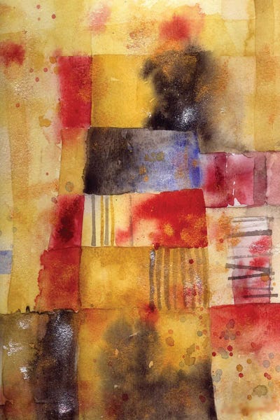 September Abstract Watercolor by Nic Squirrell canvas print