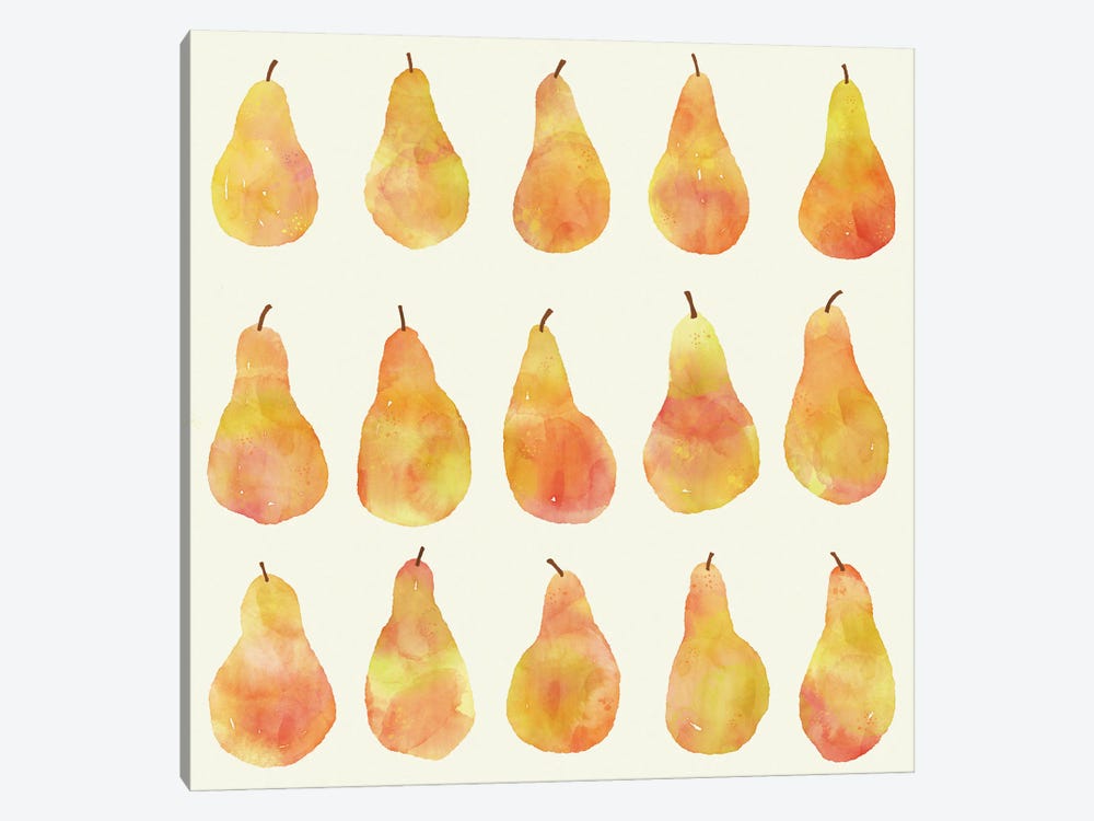 Pears by Nic Squirrell 1-piece Canvas Wall Art