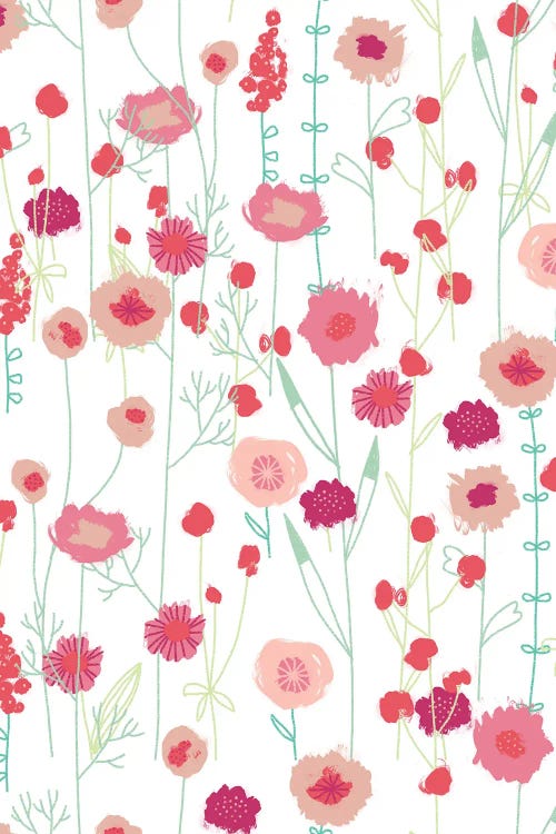 Plymouth Flower Meadow by Nic Squirrell wall art