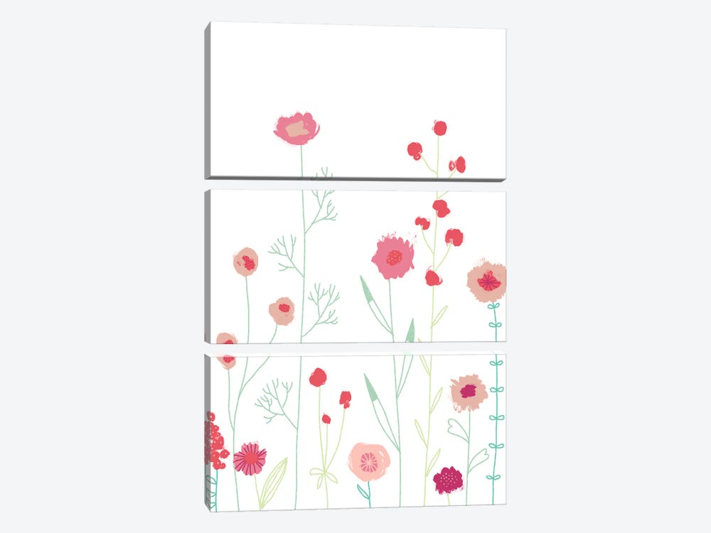 Plymouth Flowers by Nic Squirrell 3-piece Art Print