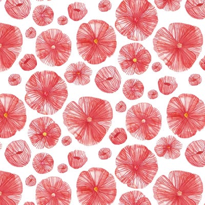 Poppies by Nic Squirrell framed canvas print