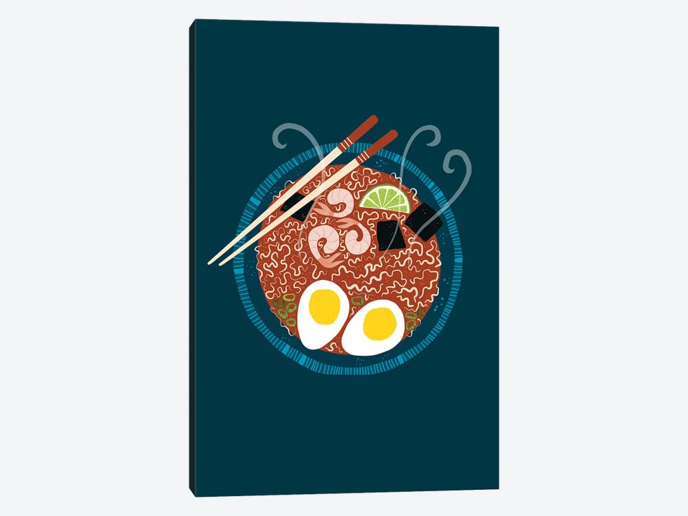 Ramen Noodles by Nic Squirrell 1-piece Canvas Art