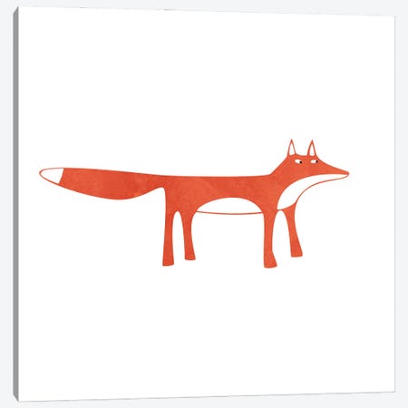 Red Fox Canvas Print #NSQ223} by Nic Squirrell Canvas Art Print