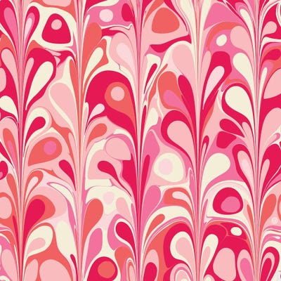 Retro Celebration by Nic Squirrell framed canvas print