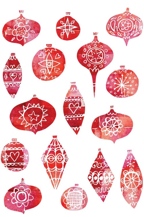 Retro Christmas Ornaments