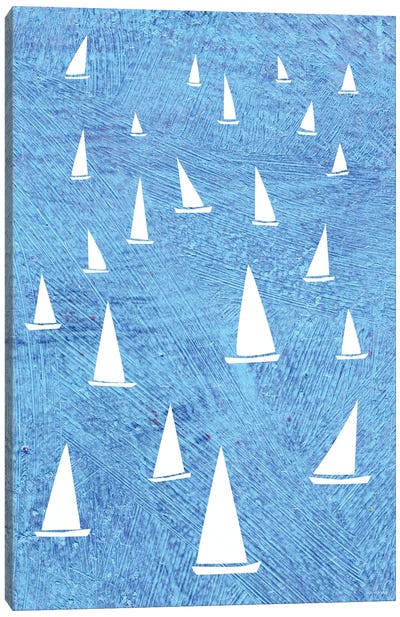 Sailing Canvas Art Print - Nic Squirrell