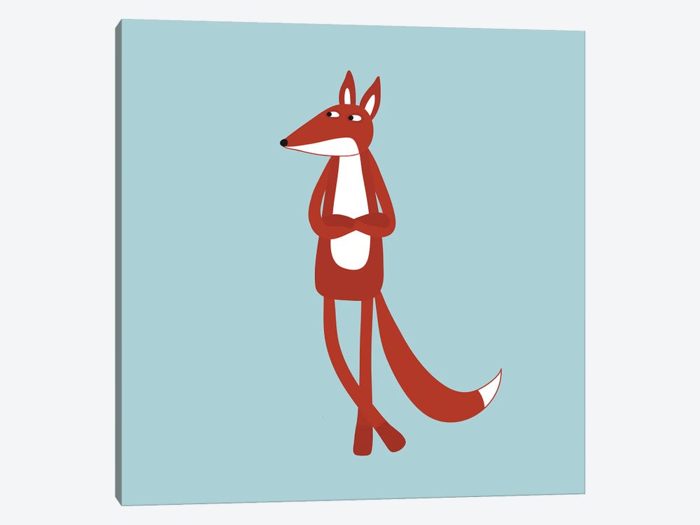 Sarcastic Fox by Nic Squirrell 1-piece Canvas Art