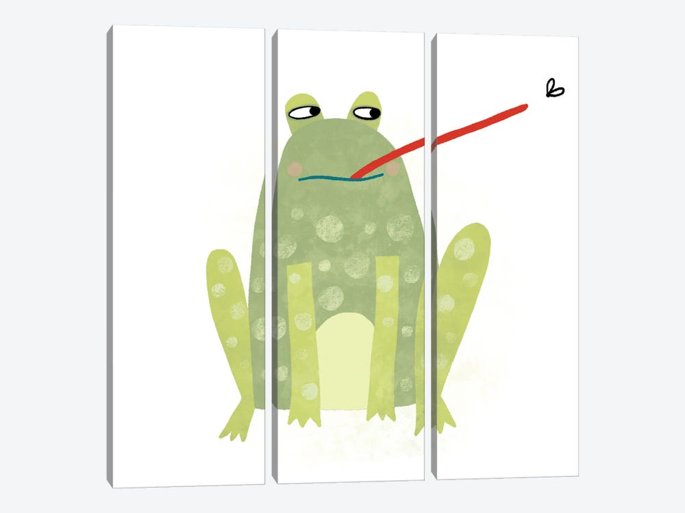 Frog by Nic Squirrell 3-piece Canvas Art