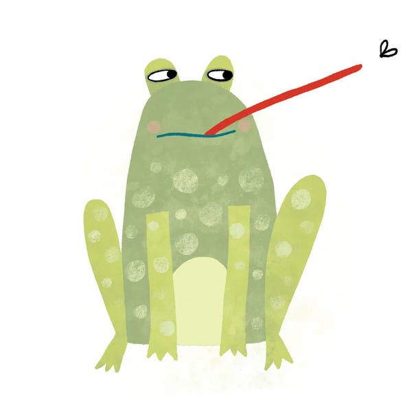 Mid-Century Modern Animals: Frog by Nic Squirrell
