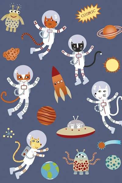 Nic Squirrell: Space Cats by Nic Squirrell