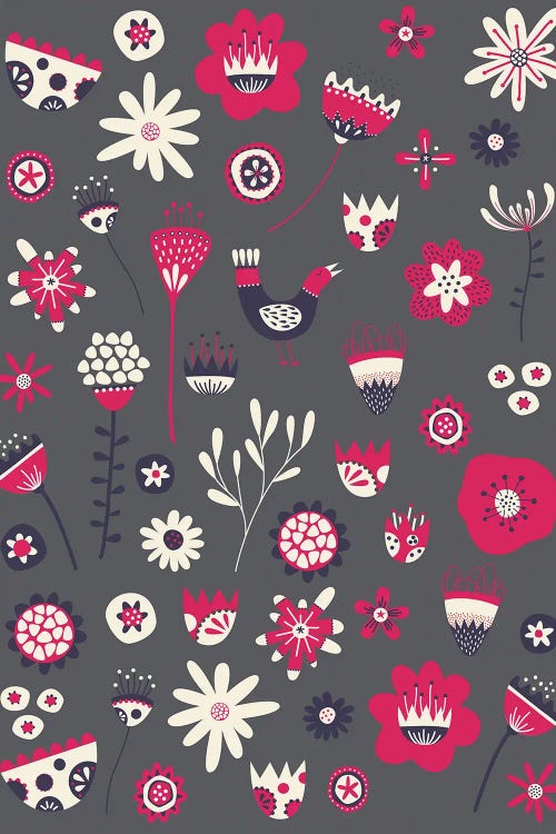 Spring Folk Floral Dark