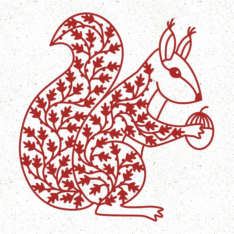 Squirrel by Nic Squirrell wall art