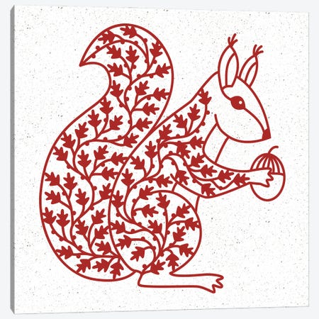 Squirrel Canvas Print #NSQ254} by Nic Squirrell Art Print