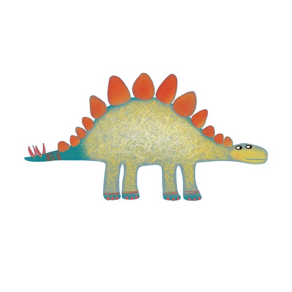 Nic Squirrell: Stegosaurus by Nic Squirrell