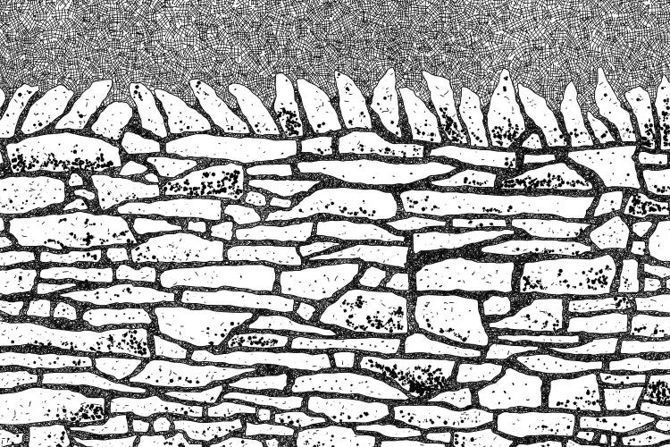 dry stone wall diagram