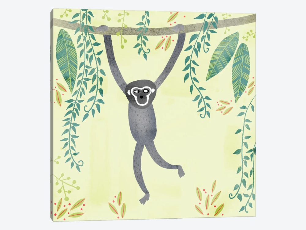 Gibbon by Nic Squirrell 1-piece Canvas Wall Art