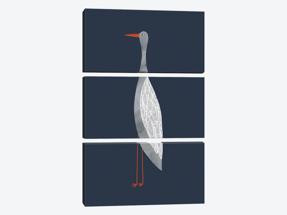 Stork by Nic Squirrell 3-piece Canvas Art