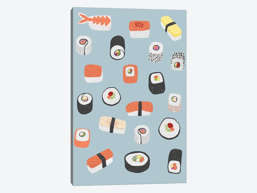Sushi Roll Maki Nagiri by Nic Squirrell 1-piece Art Print