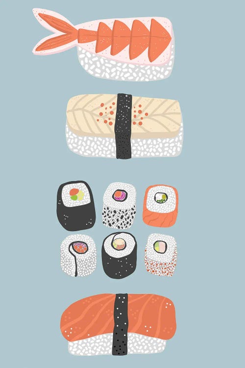 Sushi by Nic Squirrell wall art