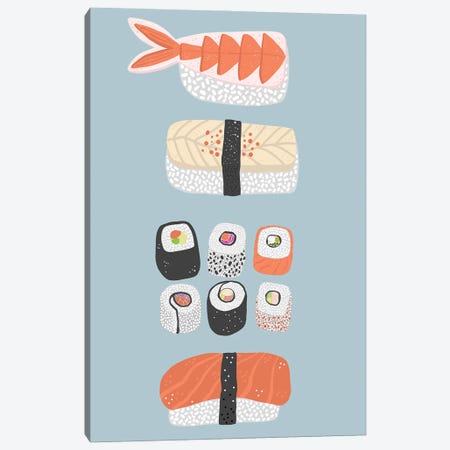 Sushi Canvas Print #NSQ264} by Nic Squirrell Canvas Art