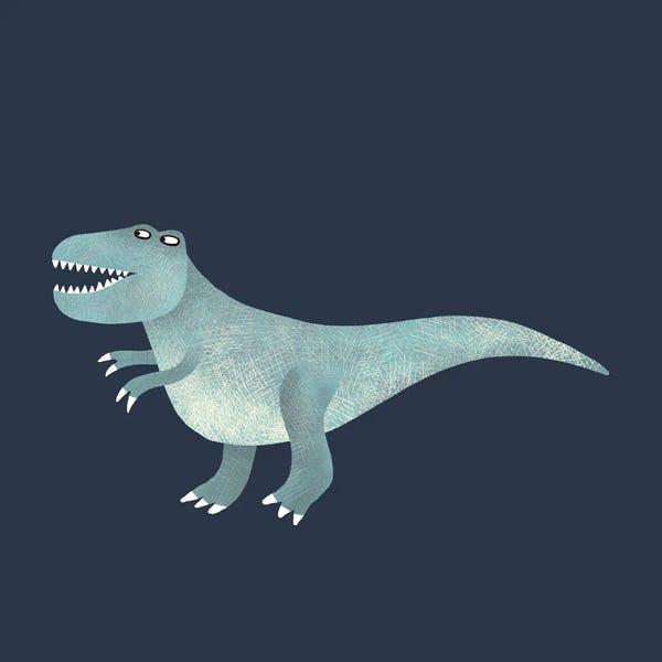Kids Dinosaur Art: Tyrannosaurus Rex by Nic Squirrell