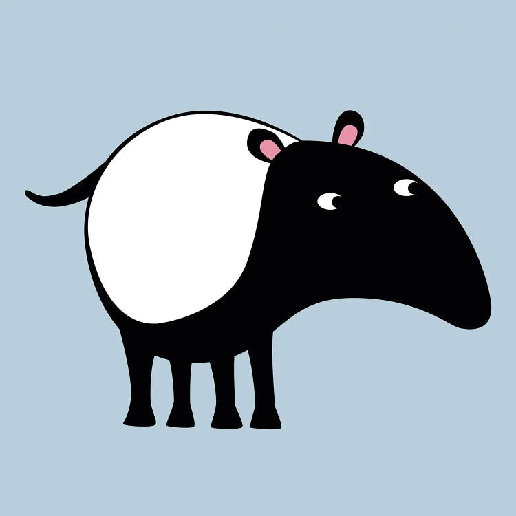 Tapir by Nic Squirrell wall art