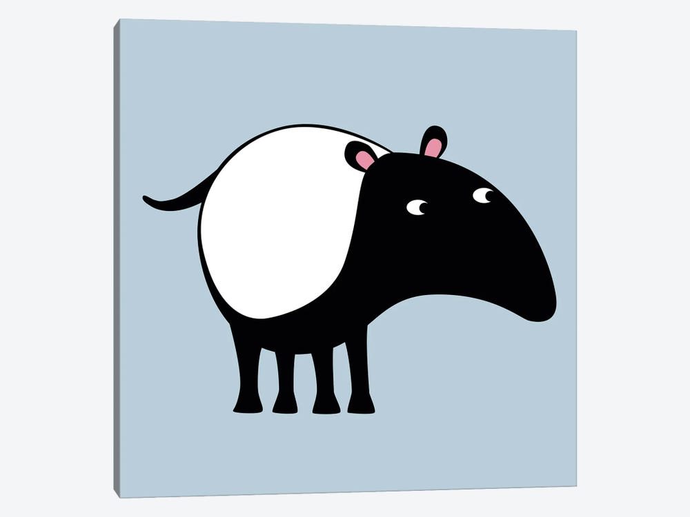Tapir by Nic Squirrell 1-piece Canvas Print
