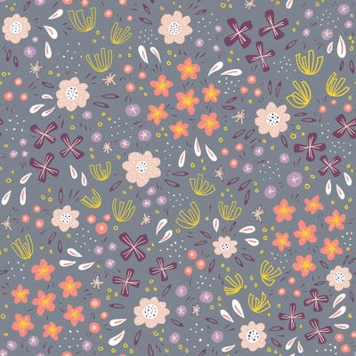 Tons Of Flowers by Nic Squirrell multi panel art