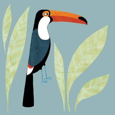 Toucan Blue by Nic Squirrell multi panel art